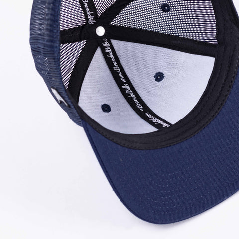 Midnight Horizon Flat Trucker Inside Navy