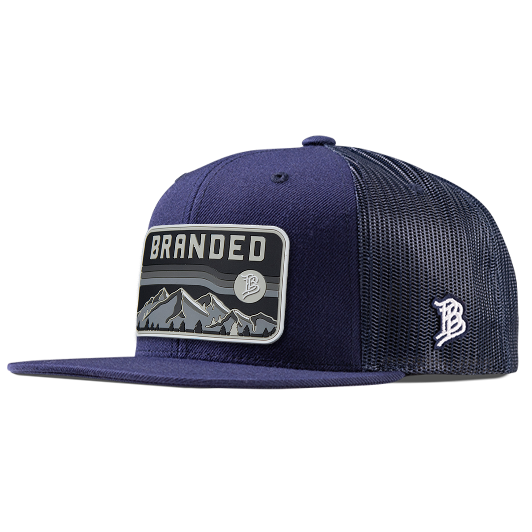 Midnight Horizon Flat Trucker Front Navy