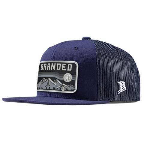 Midnight Horizon Flat Trucker Front Navy