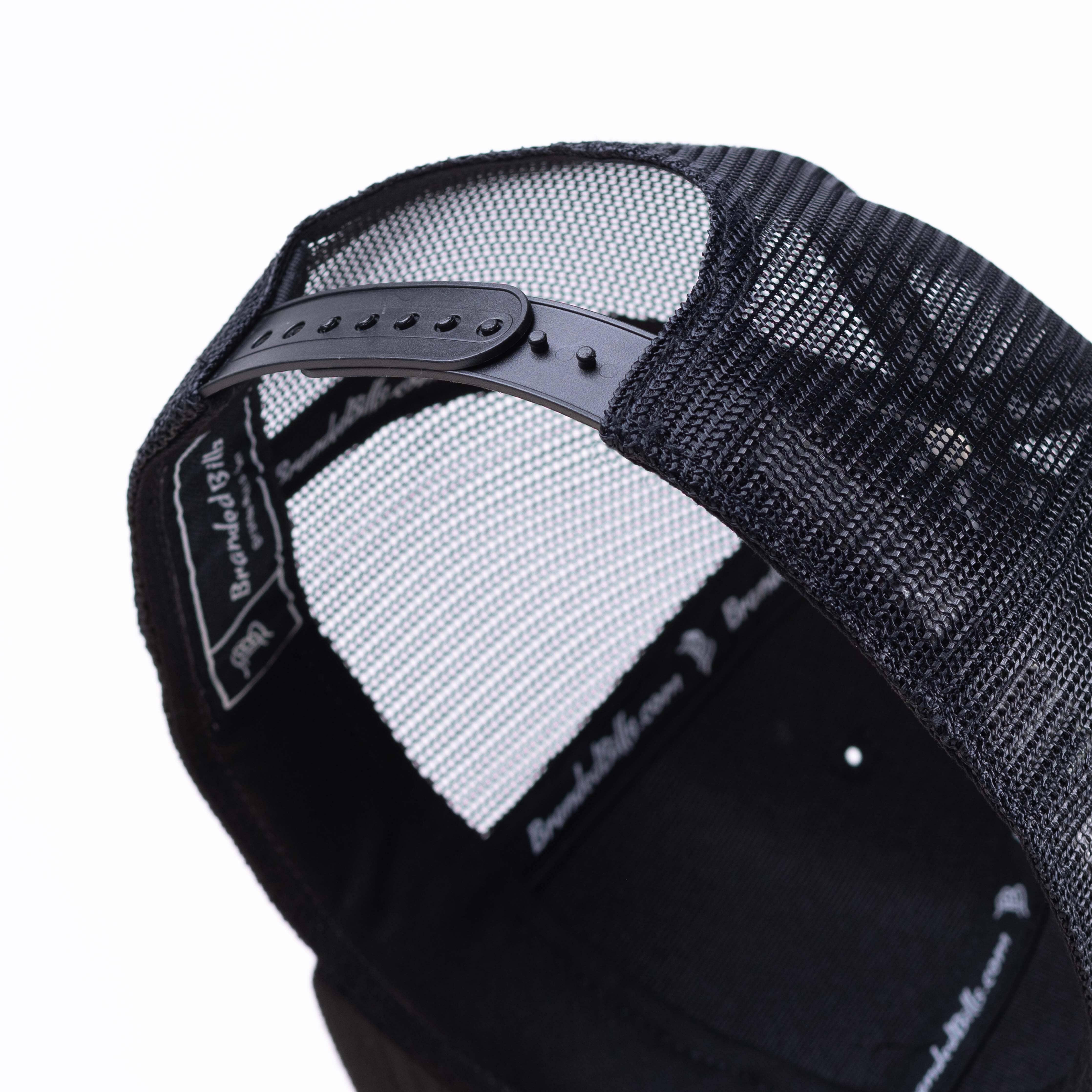 Bare Flat Trucker Snap Black