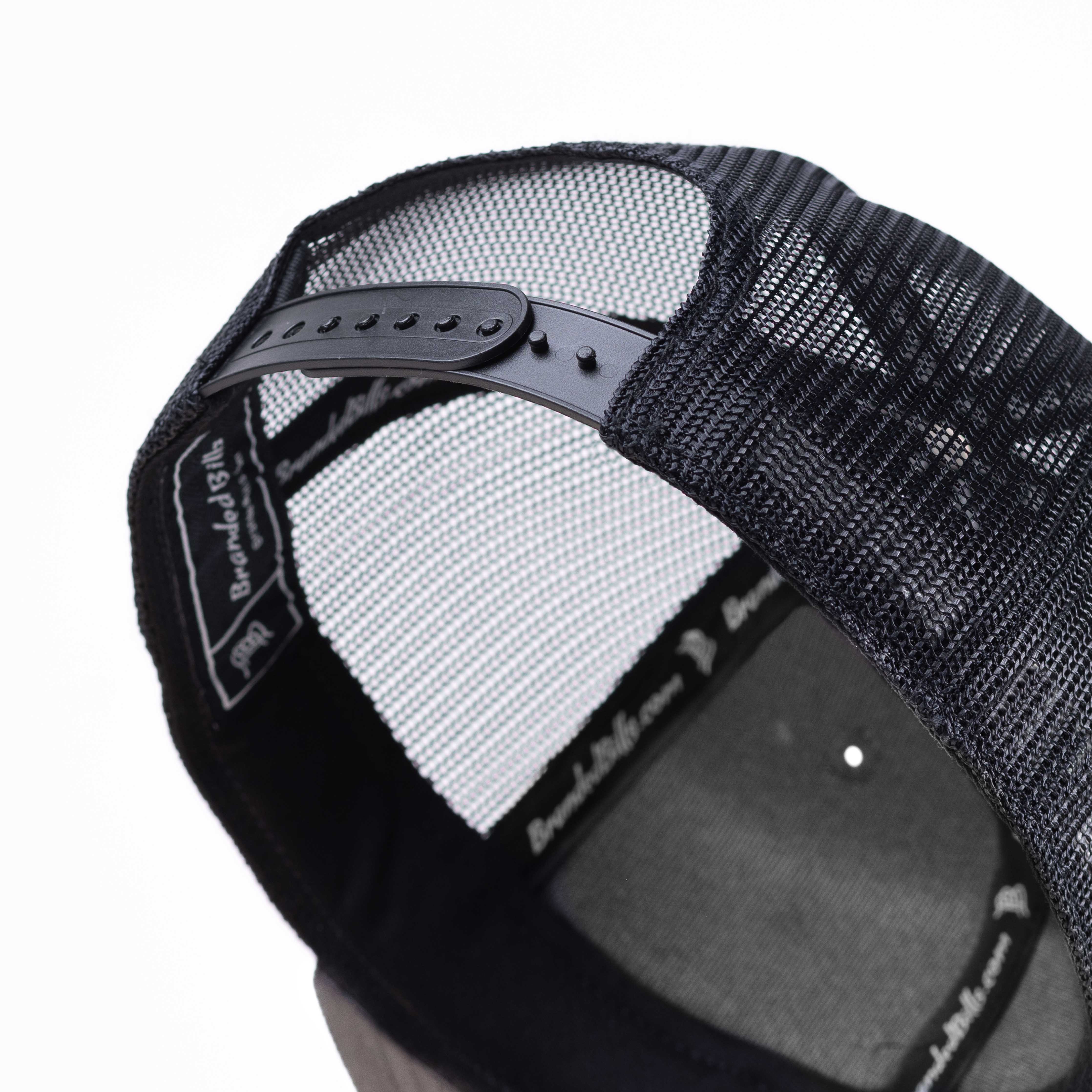 Midnight Horizon Flat Trucker Back Charcoal