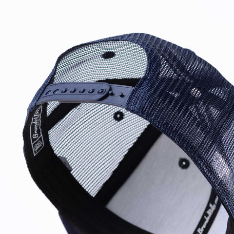 Midnight Horizon Flat Trucker Back  Navy