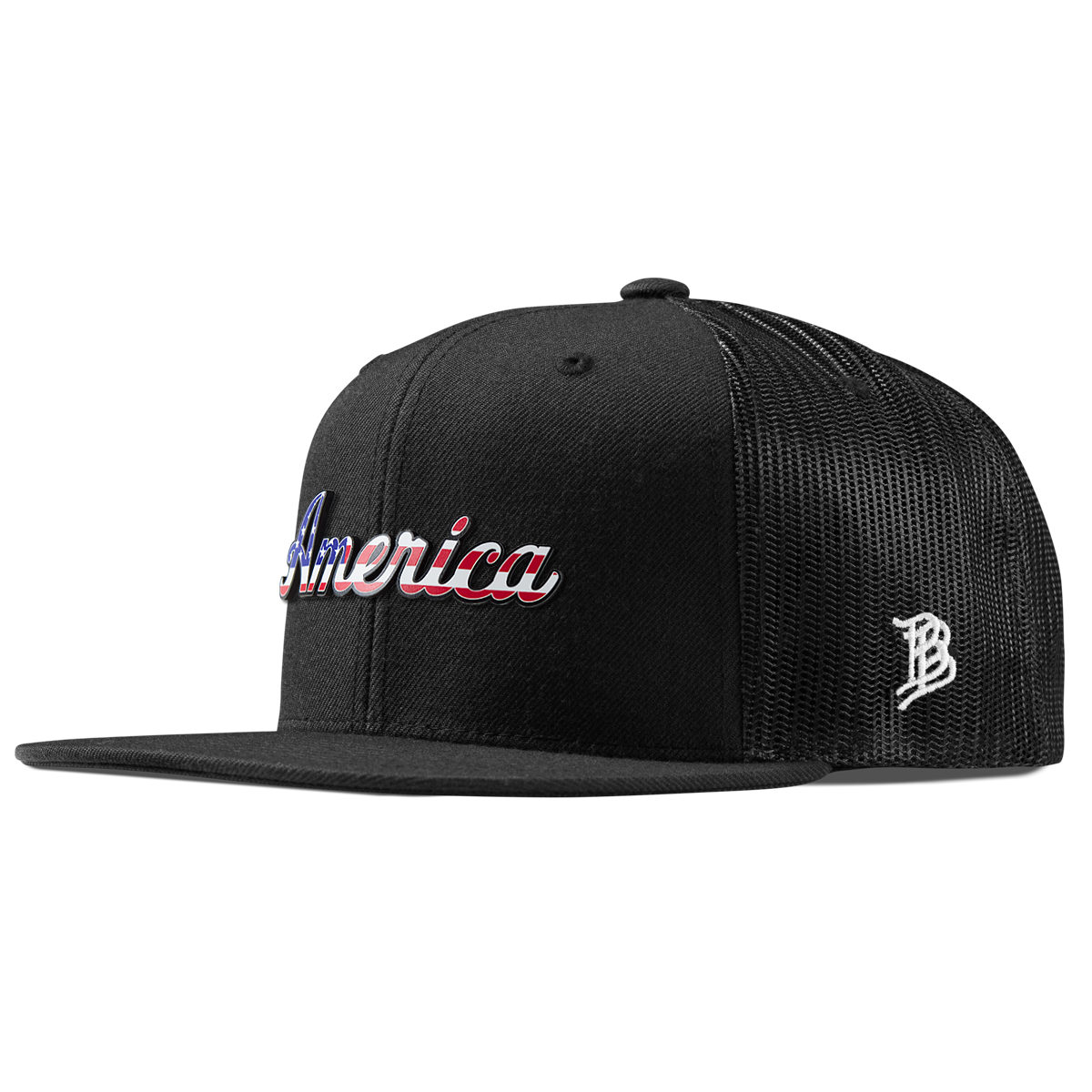 America Flat Trucker Black 