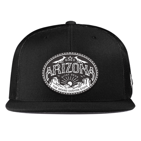 Arizona Traveler Flat Trucker Black