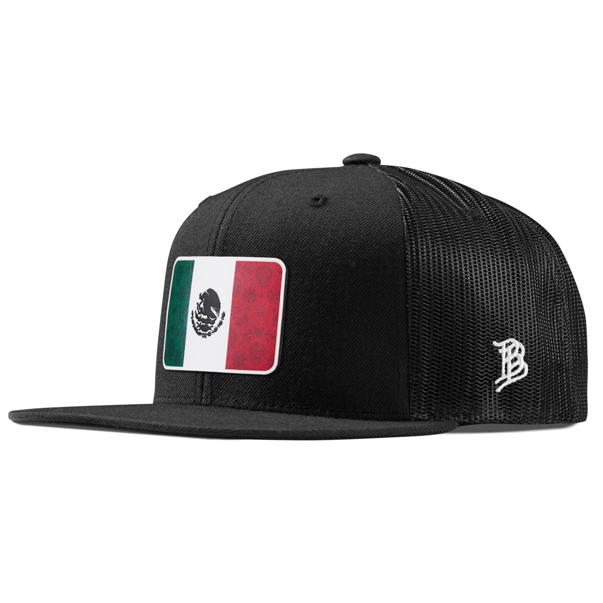 Fiesta Flag Flat Trucker Black