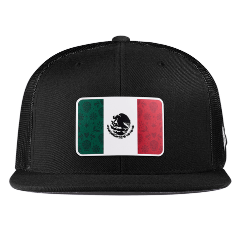 Fiesta Flag Flat Trucker Black