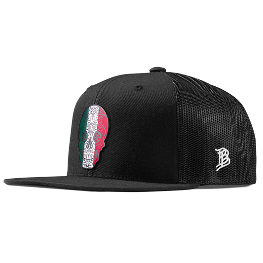 Fiesta Sugar Skull Flat Trucker Black