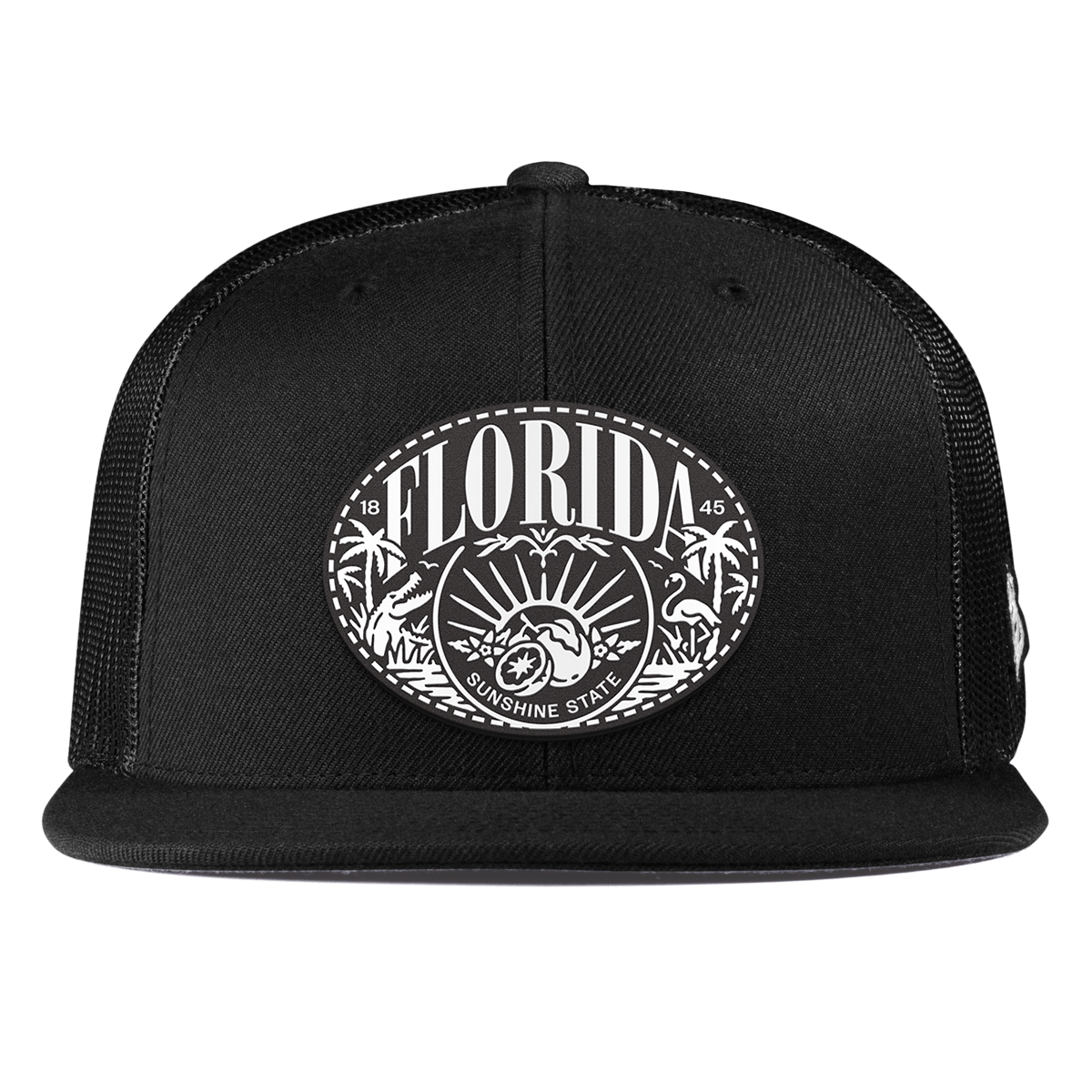 Florida Traveler Flat Trucker Black