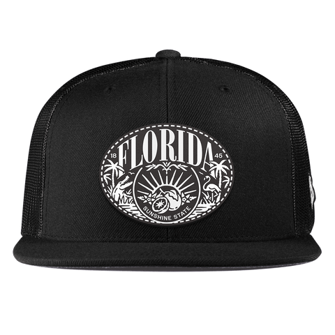 Florida Traveler Flat Trucker Black