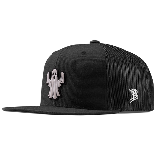 Ghostly PVC Flat Trucker Black