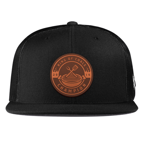 King of Coals Flat Trucker Black