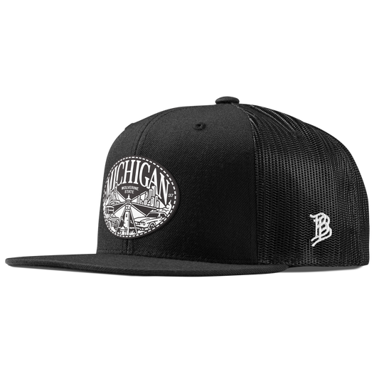 Michigan Traveler Flat Trucker Black