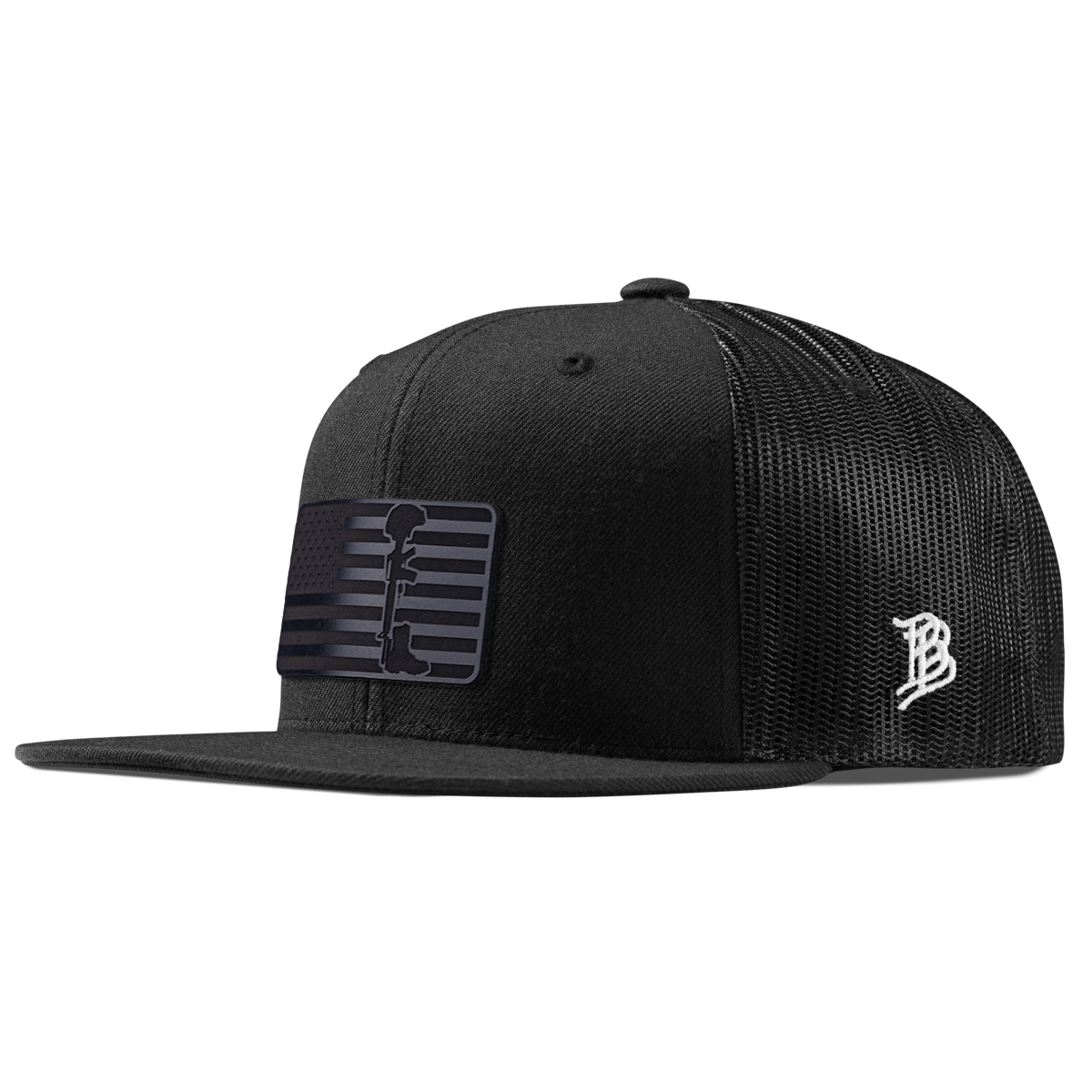 Midnight Memorial Flat Trucker Black