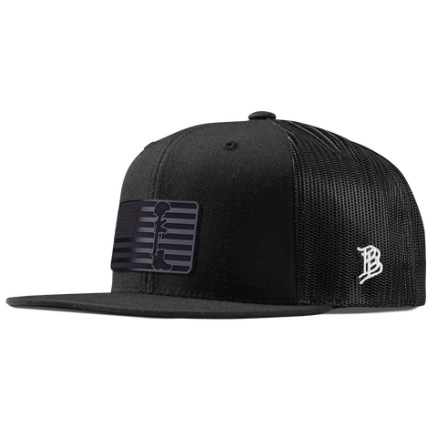 Midnight Memorial Flat Trucker Black