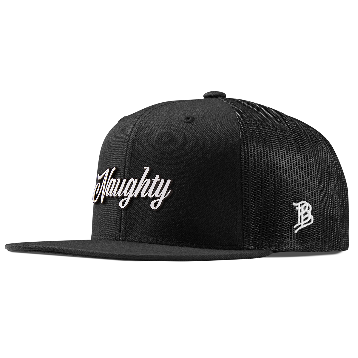 Naughty Flat Trucker Black
