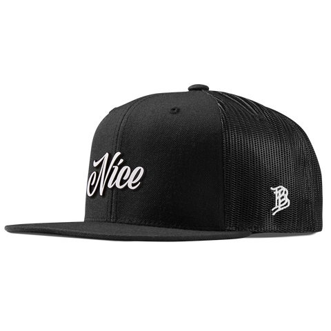 Nice Flat Trucker Black