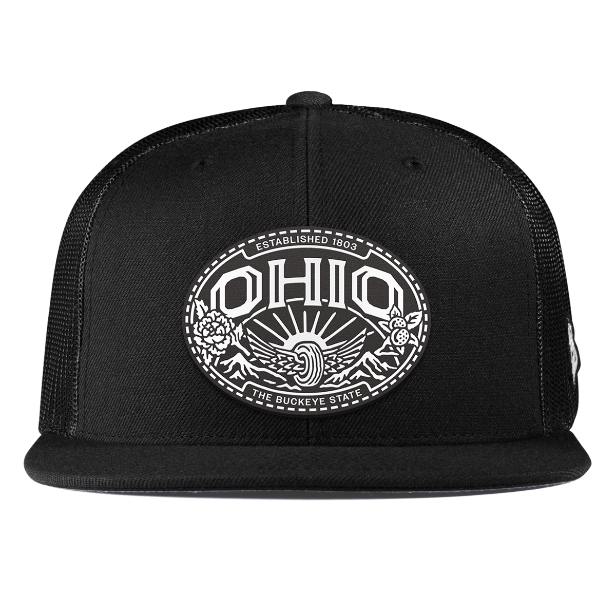 Ohio Traveler Flat Trucker Black