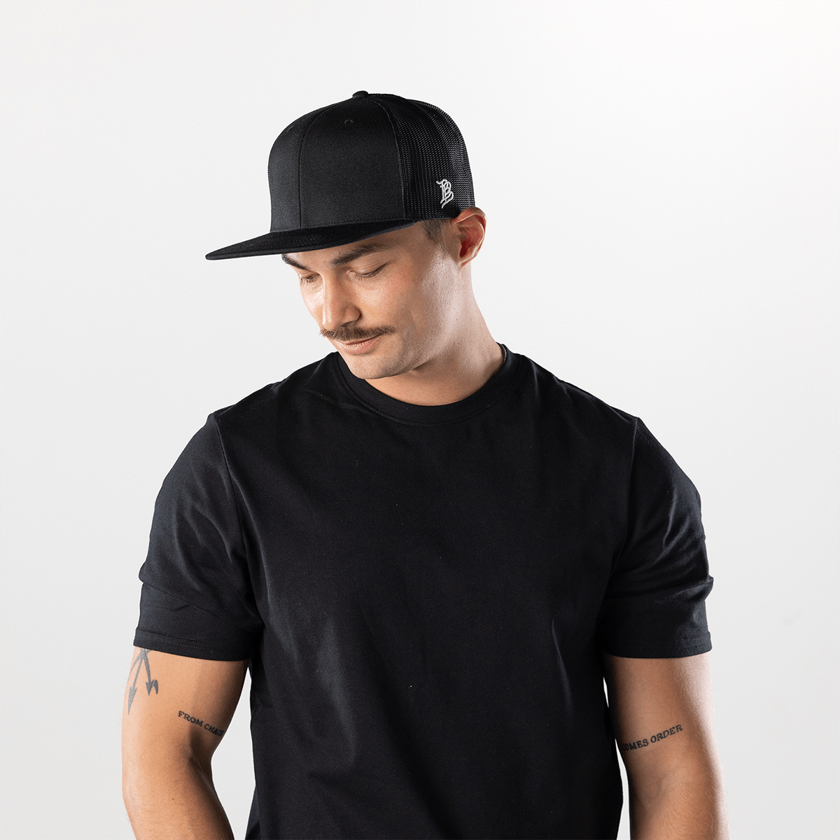Bare Flat Trucker Black