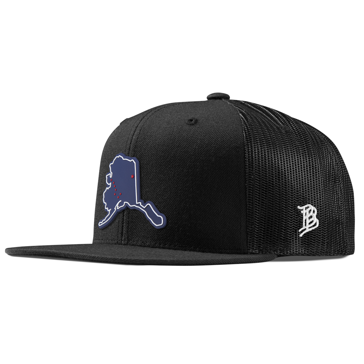 Alaska Patriot Series Flat Trucker Black