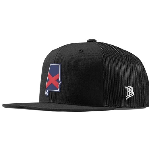 Alabama Patriot Series Flat Trucker Black