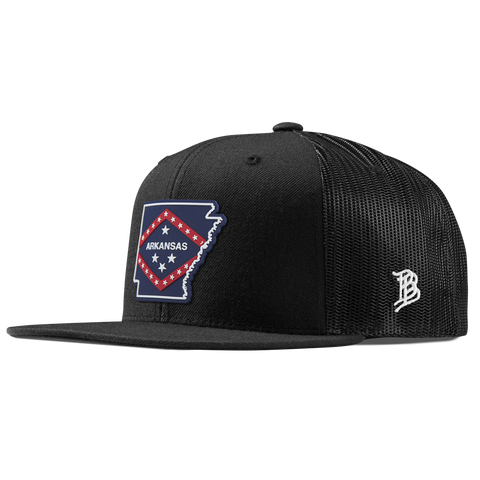 Arkansas Patriot Series Flat Trucker Black
