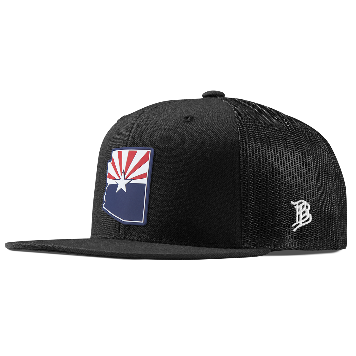 Arizona Patriot Series Flat Trucker Black