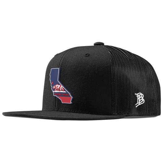 California Patriot Series Flat Trucker Black