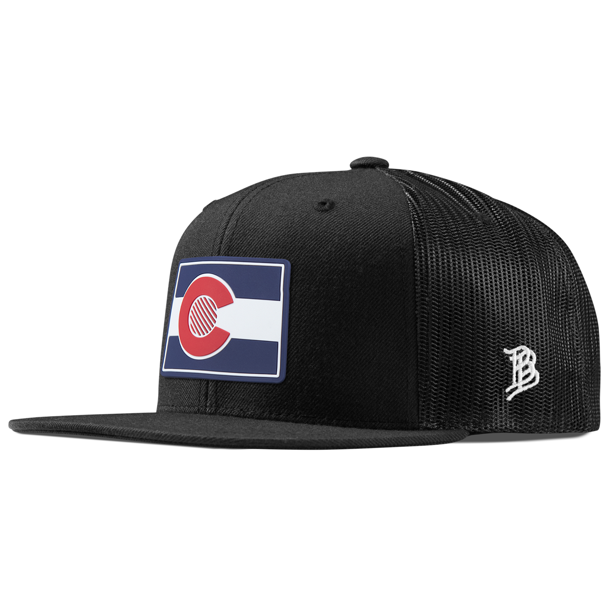 Colorado Patriot Series Flat Trucker Black