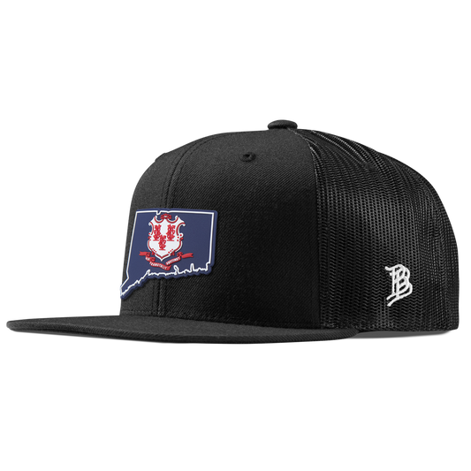 Connecticut Patriot Series Flat Trucker Black