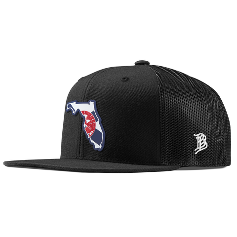 Florida Patriot Series Flat Trucker Black