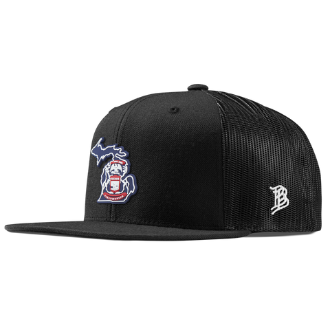 Michigan Patriot Series Flat Trucker Black