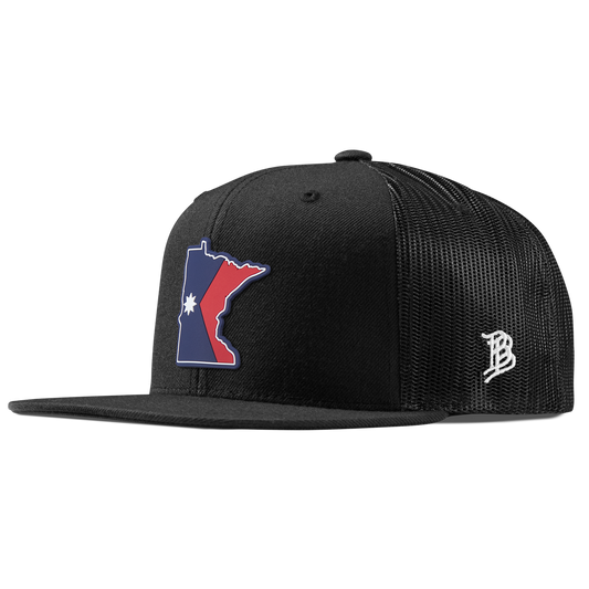 Minnesota Patriot Series Flat Trucker Black