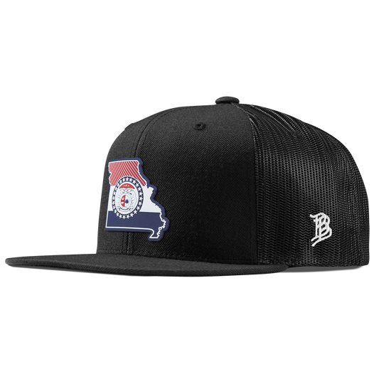 Missouri Patriot Series Flat Trucker Black