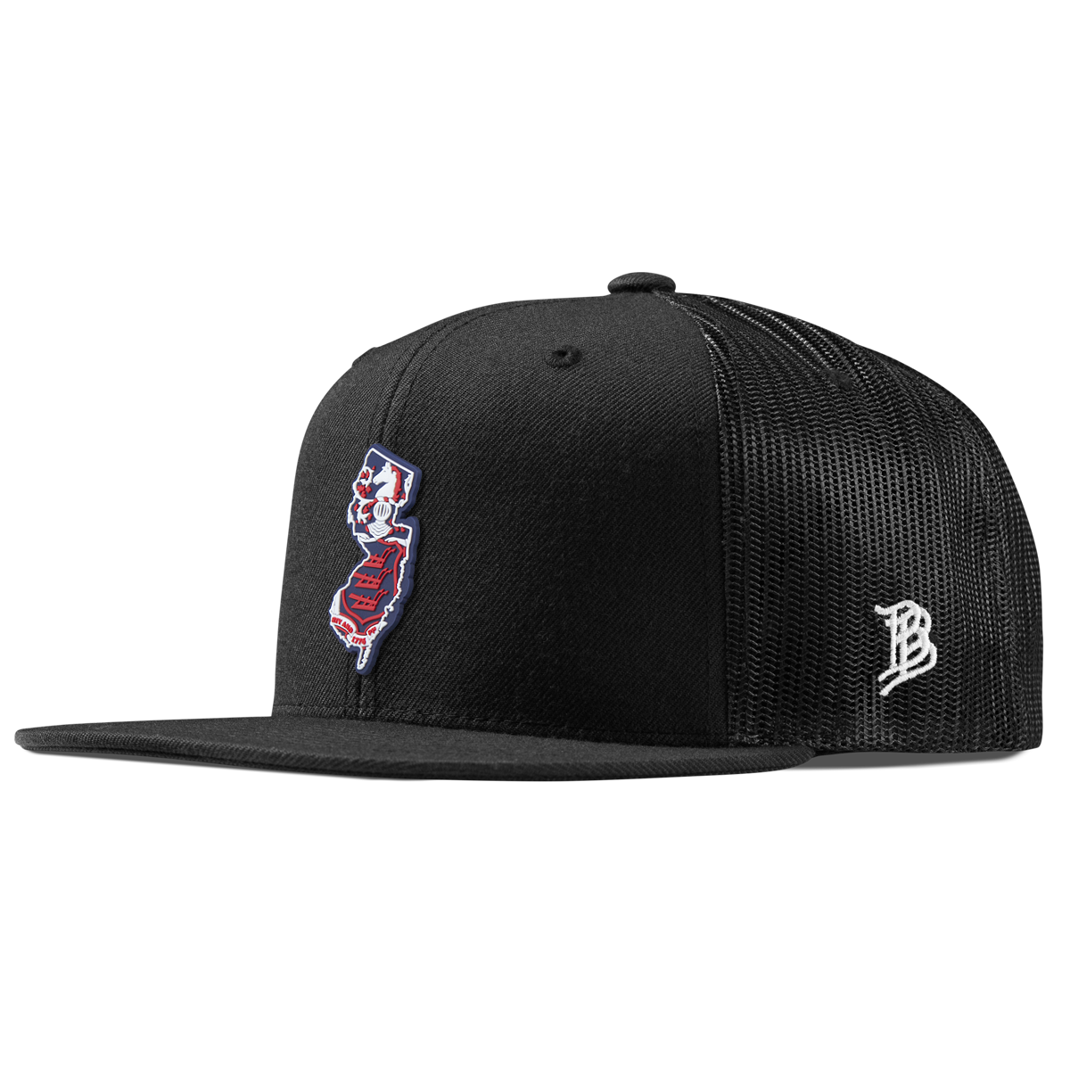 New Jersey Patriot Series Flat Trucker Black