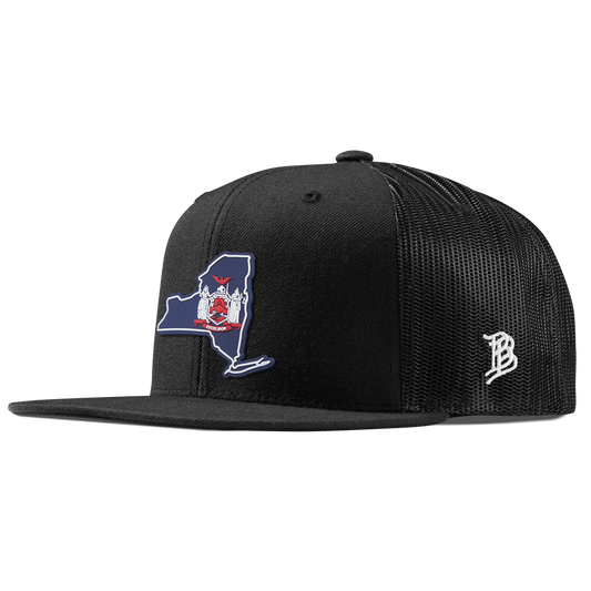 New York Patriot Series Flat Trucker Black