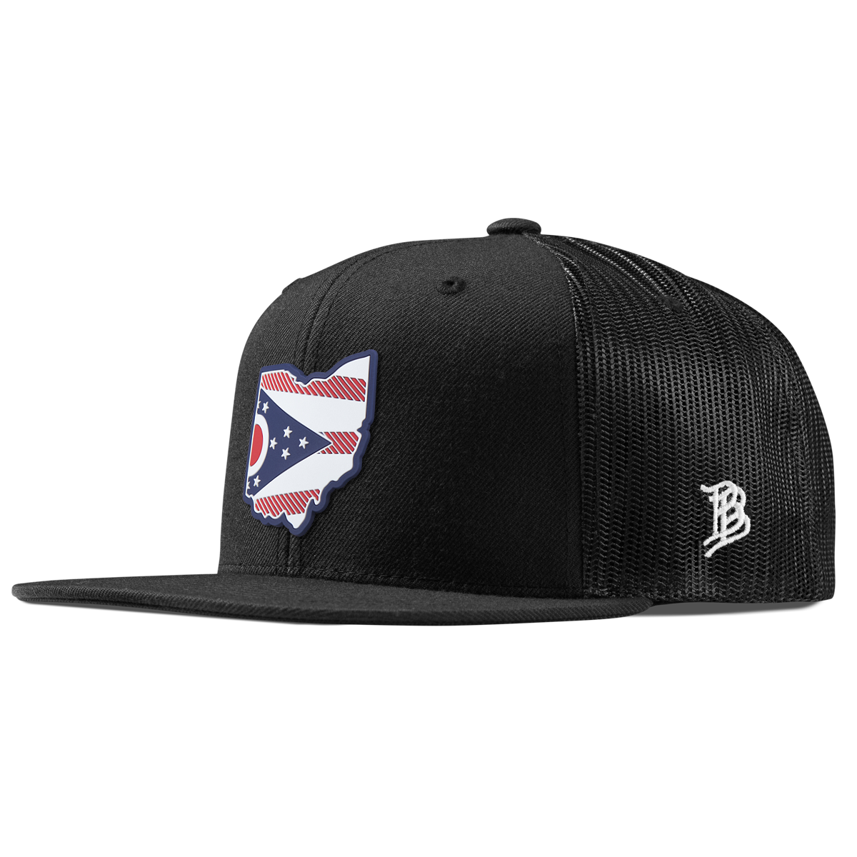 Ohio Patriot Series Flat Trucker Black