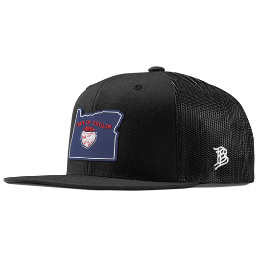 Oregon Patriot Series Flat Trucker Black
