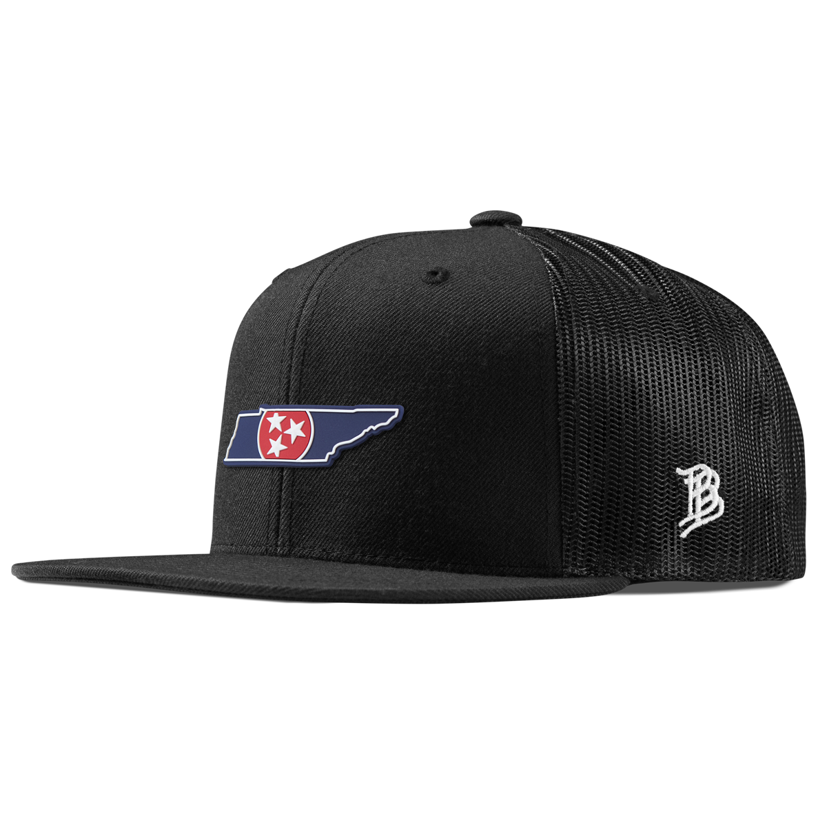 Tennessee Patriot Series Flat Trucker Black