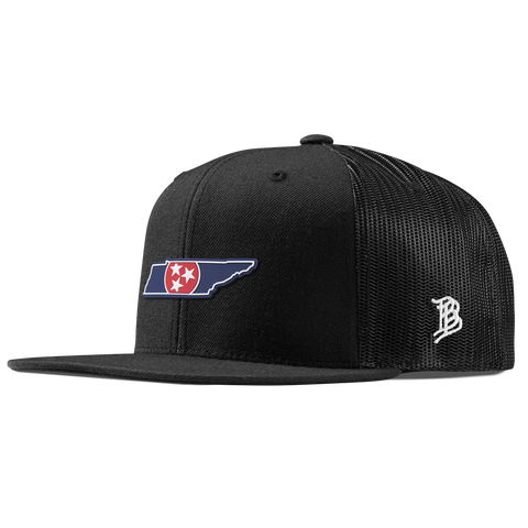 Tennessee Patriot Series Flat Trucker Black