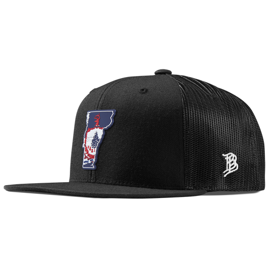 Vermont Patriot Series Flat Trucker Black
