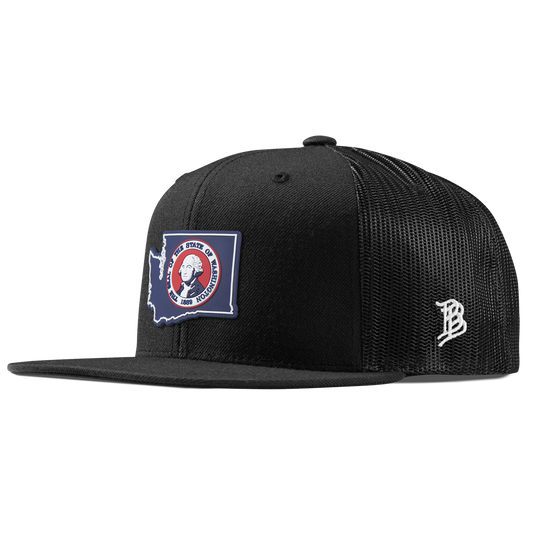 Washington Patriot Series Flat Trucker Black
