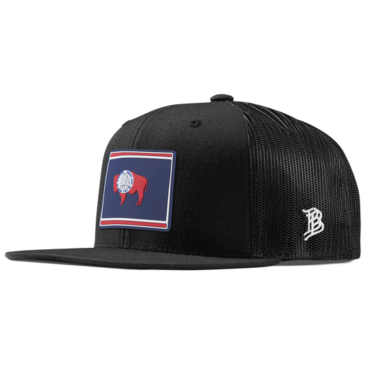 Wyoming Patriot Series Flat Trucker Black