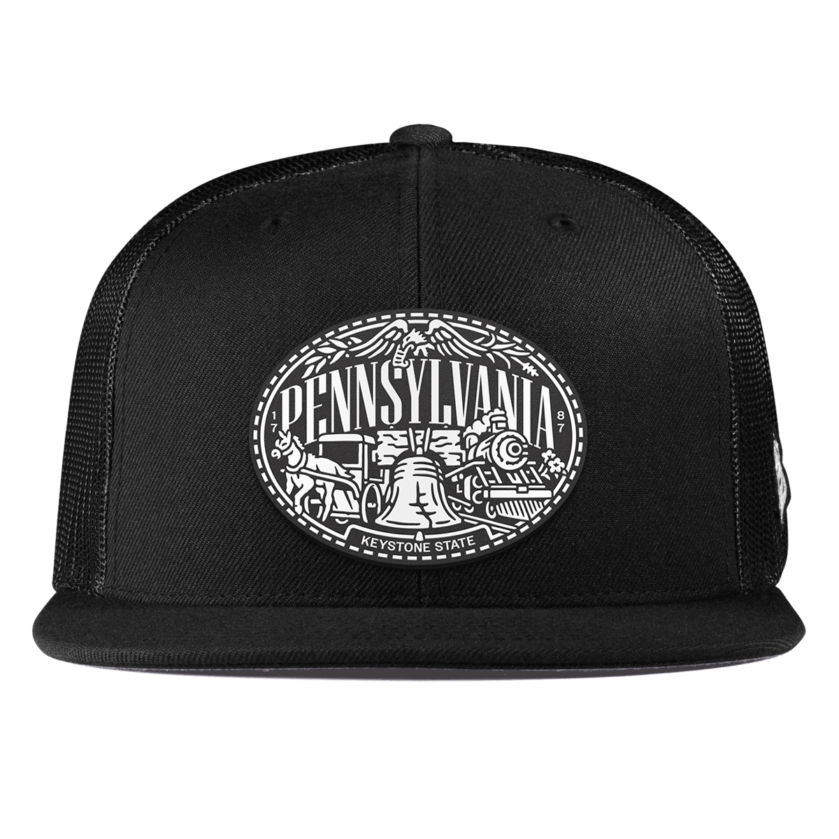 Pennsylvania Traveler Flat Trucker Black