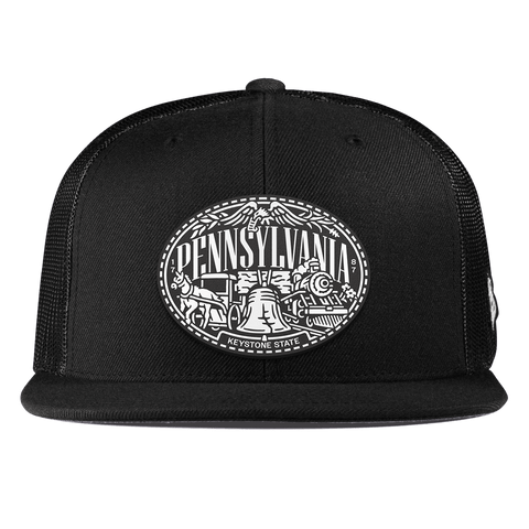 Pennsylvania Traveler Flat Trucker Black