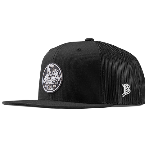 Respect The Trades Welder Flat Trucker Black
