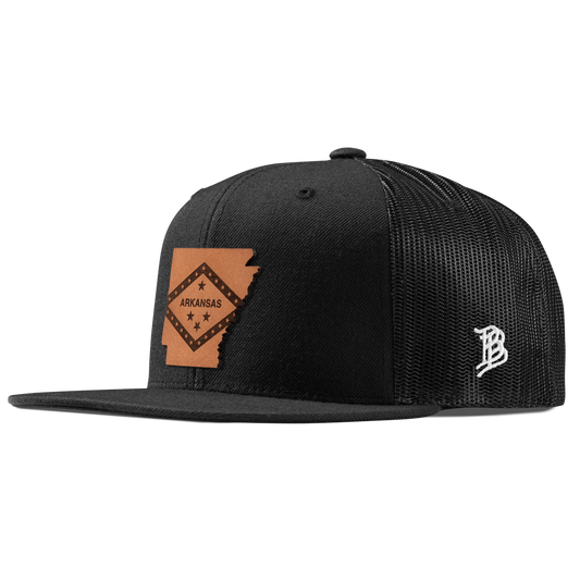 Arkansas 25 Flat Trucker Black