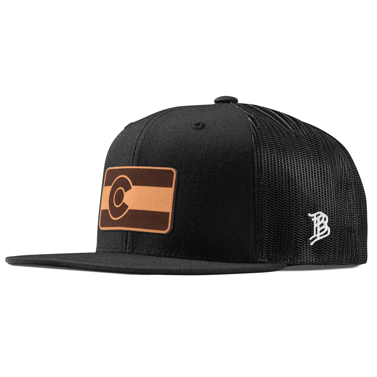 Colorado 38 Flat Trucker Black