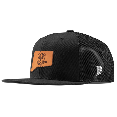 Connecticut 5 Flat Trucker Black