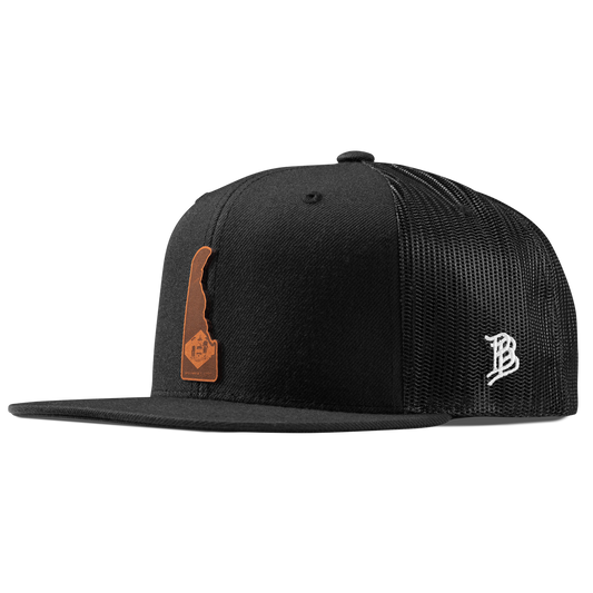 Delaware 1 Flat Trucker Black