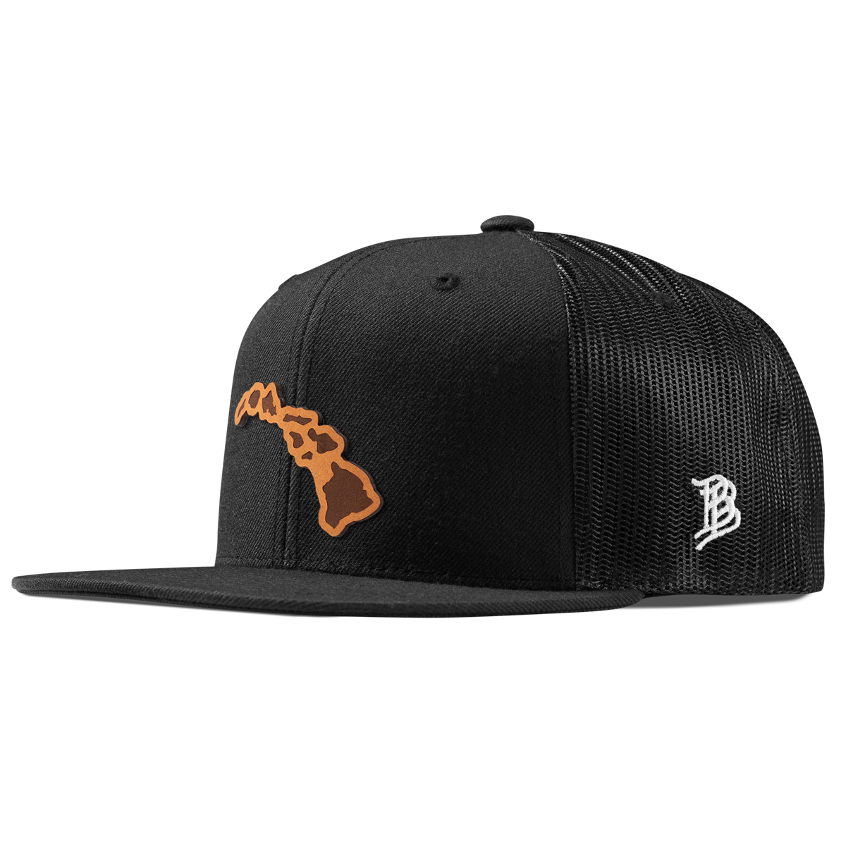 Hawaii 50 Flat Trucker Black